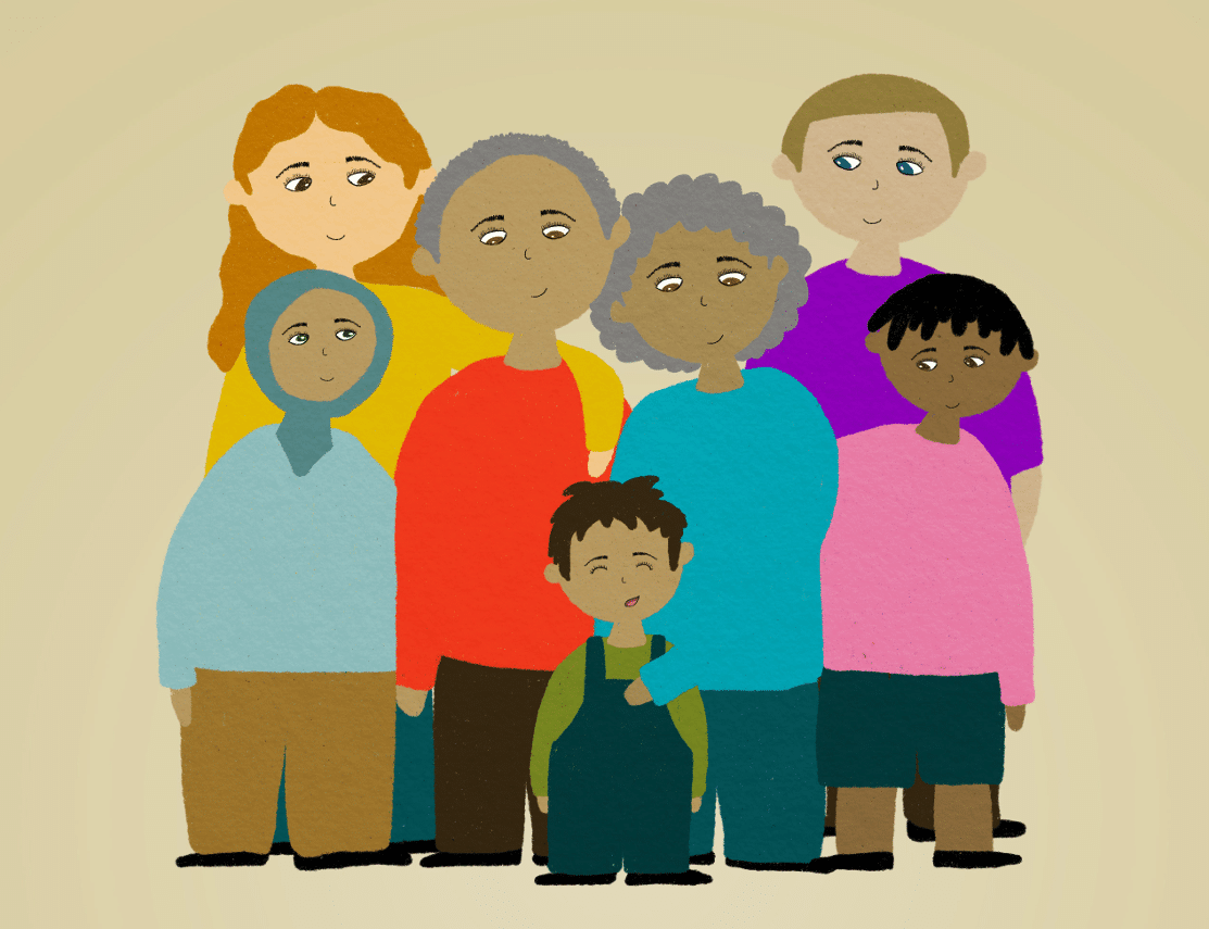 Grandparents as parents illustration