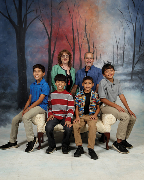 Family portrait of the author